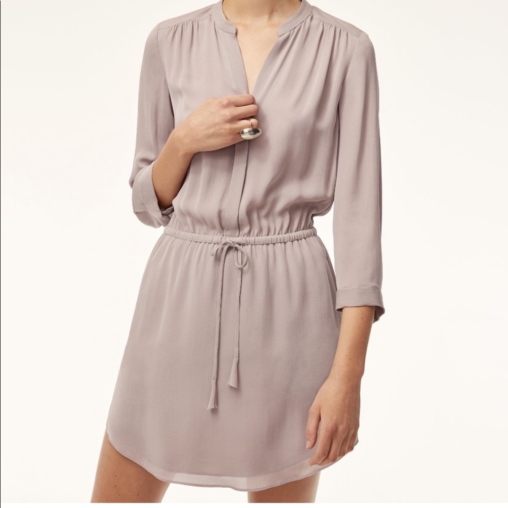 Bababaton silk midi dress in cream leopard print